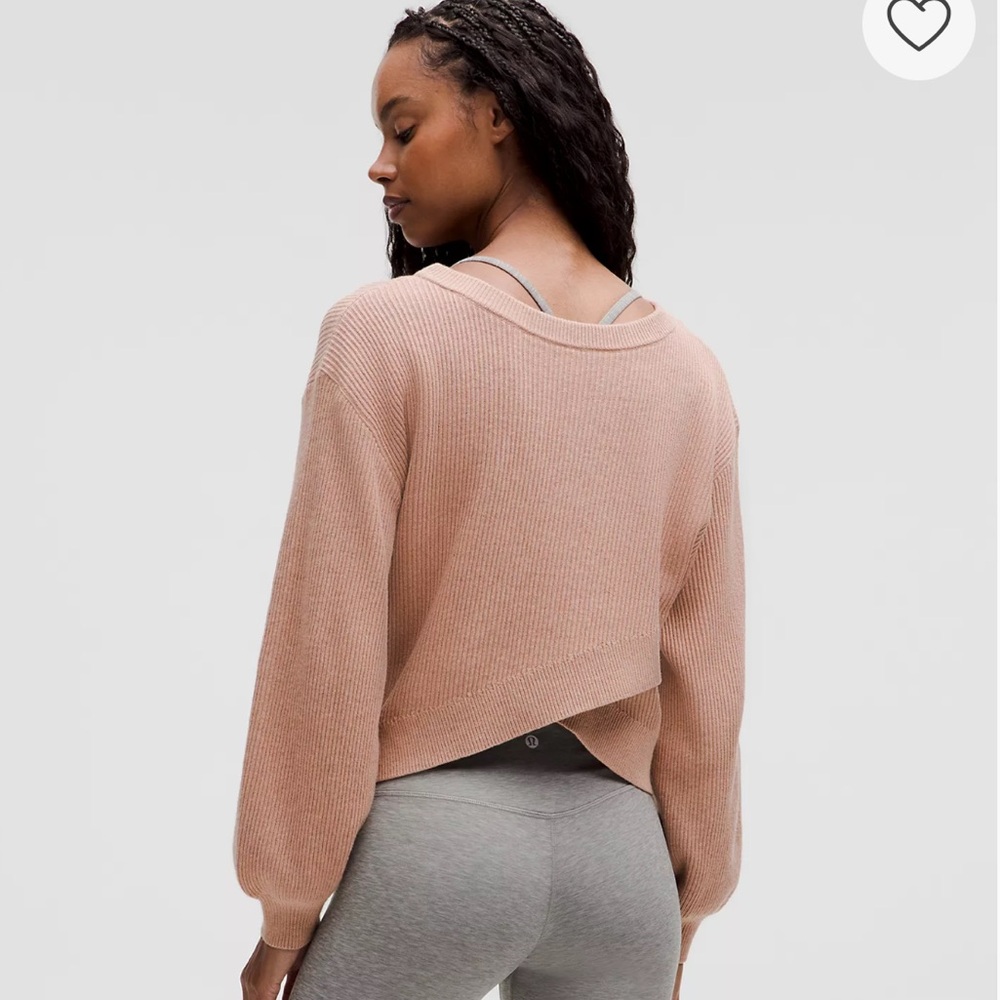 Lululemon Reversible Crossover Sweater NWT